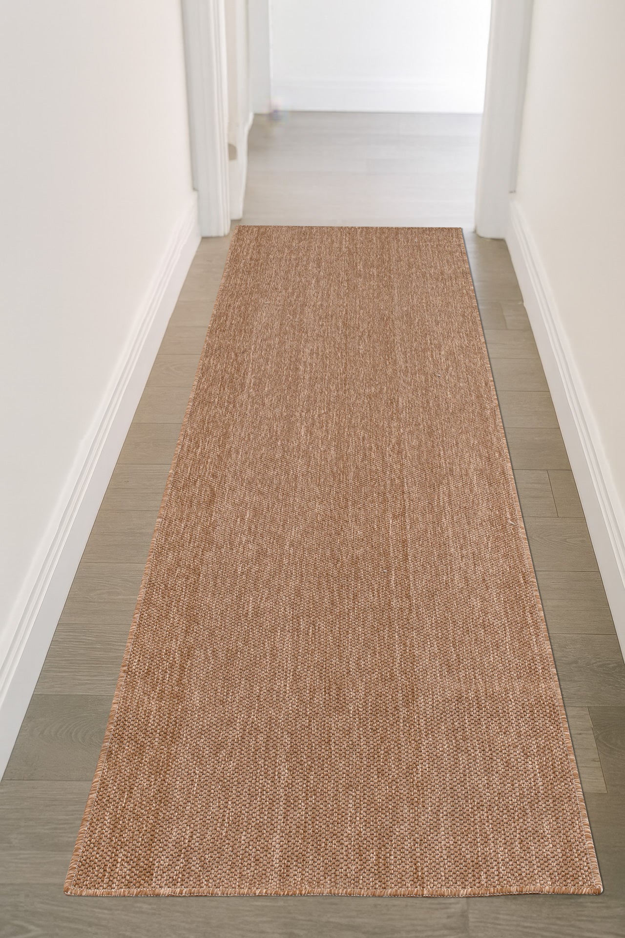 Jute Rug - Woven, Machine Washable & Non-Slip Carpet - Natural, Brown