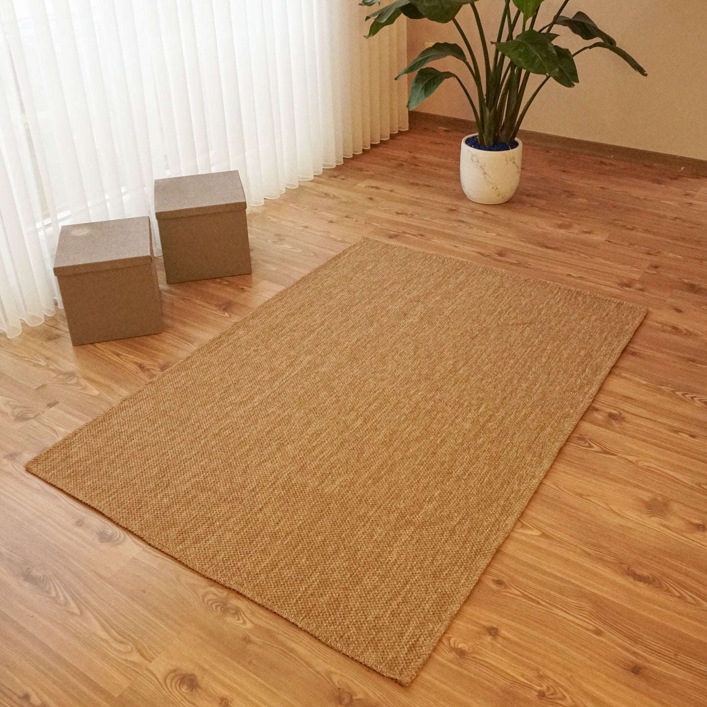 Washable Rug | Jute Rug | Non Slip | Brown