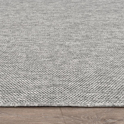 Jute Rug - Woven, Machine Washable & Non-Slip Carpet - Natural,Gray
