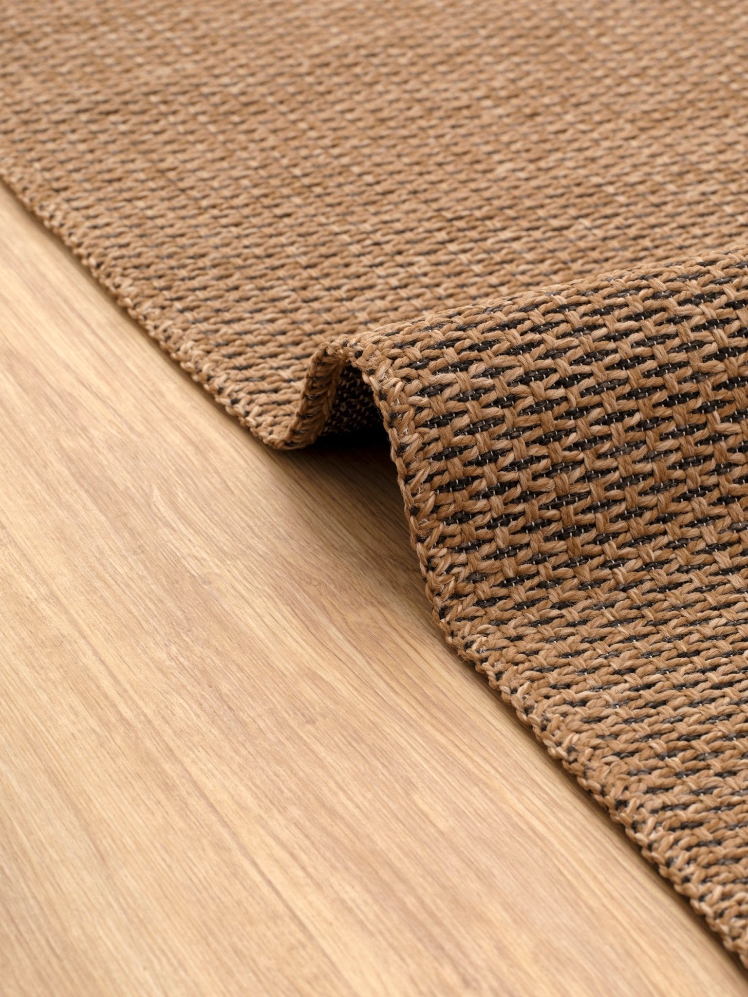 Jute Rug | Machine Washable Rug - Non Slip - Brown&Black - Daphne Home Decor