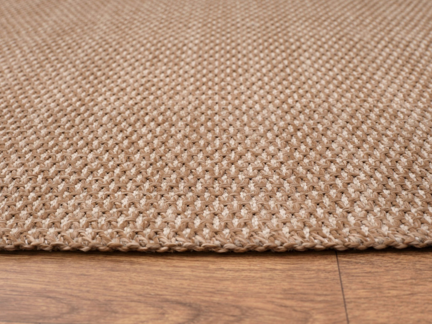 Jute Rug | Machine Washable Rug - Non Slip - Brown&Ivory - Daphne Home Decor