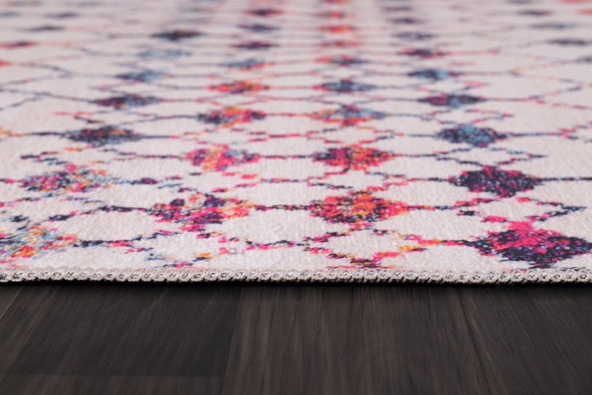 Machine Washable Rug | Non Slip - Cream - Scandinavian - Daphne Home Decor